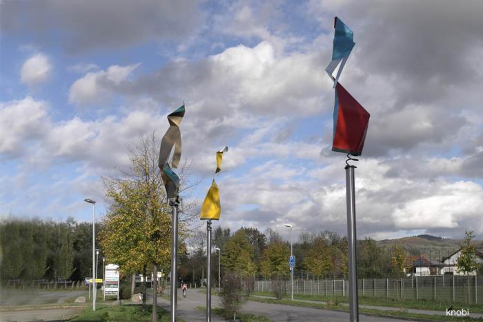 "Himmelsstürmer" von Motz Tietze - Bray-sur-Seine-Straße