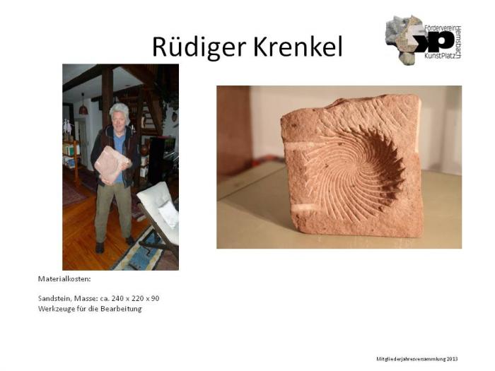 Rüdiger Krenkel und sein Modell